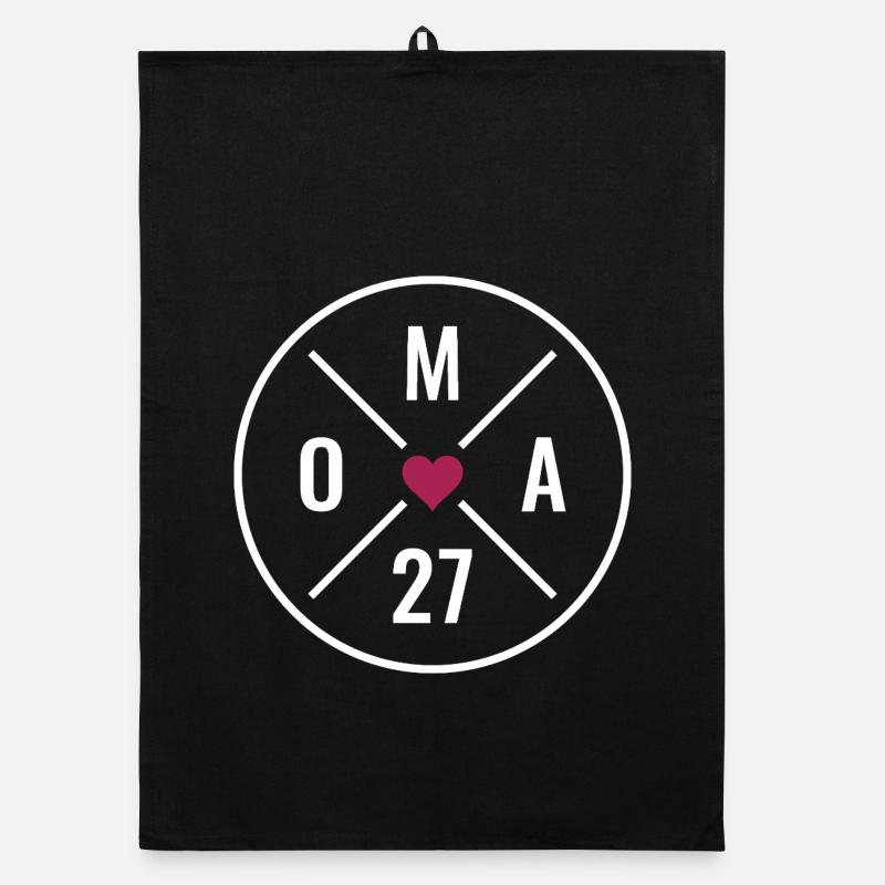 Oma 27 Herz Organic Geschirrtuch