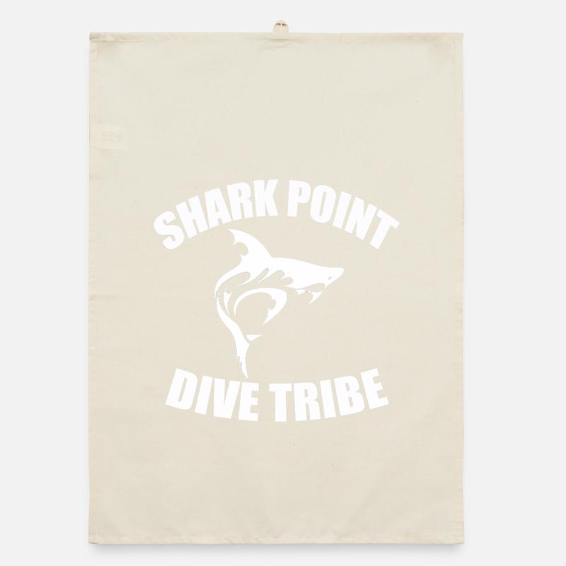 SHARK POINT DIVE TRIBE Organic dish towel