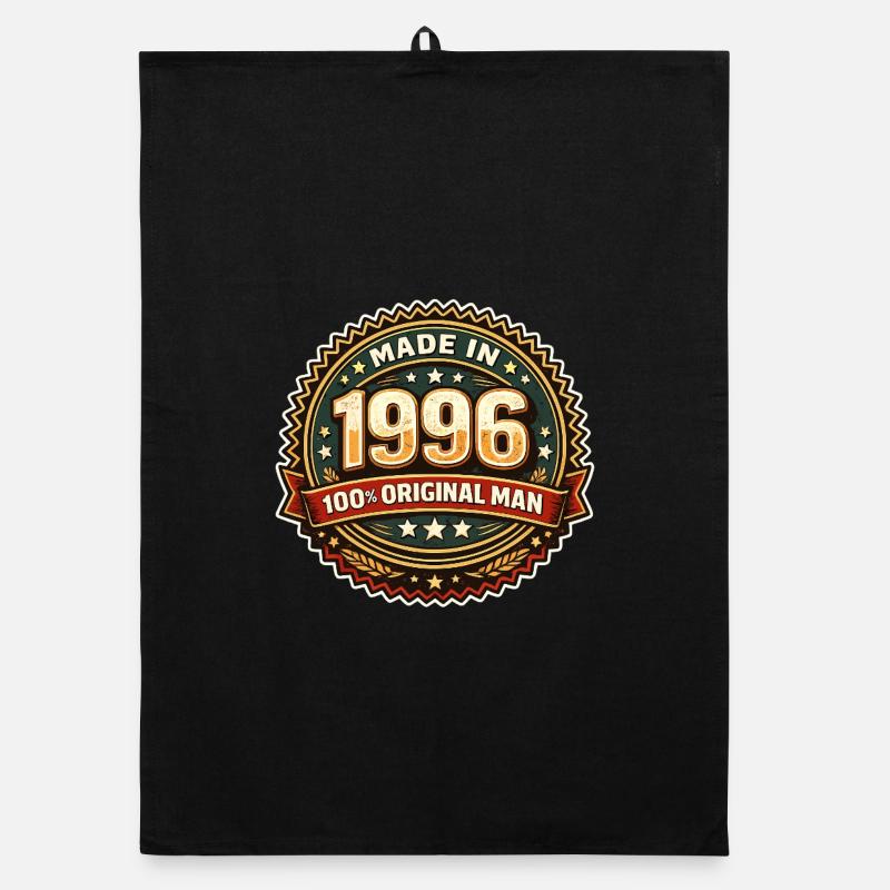 1996 Original Man Badge Organic dish towel