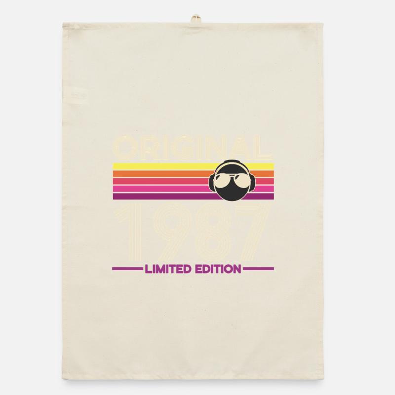 Originale limitierte Edition von 1987 Organic Geschirrtuch