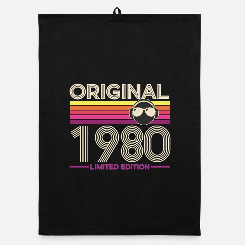 Original 1980 Édition limitée Torchon bio
