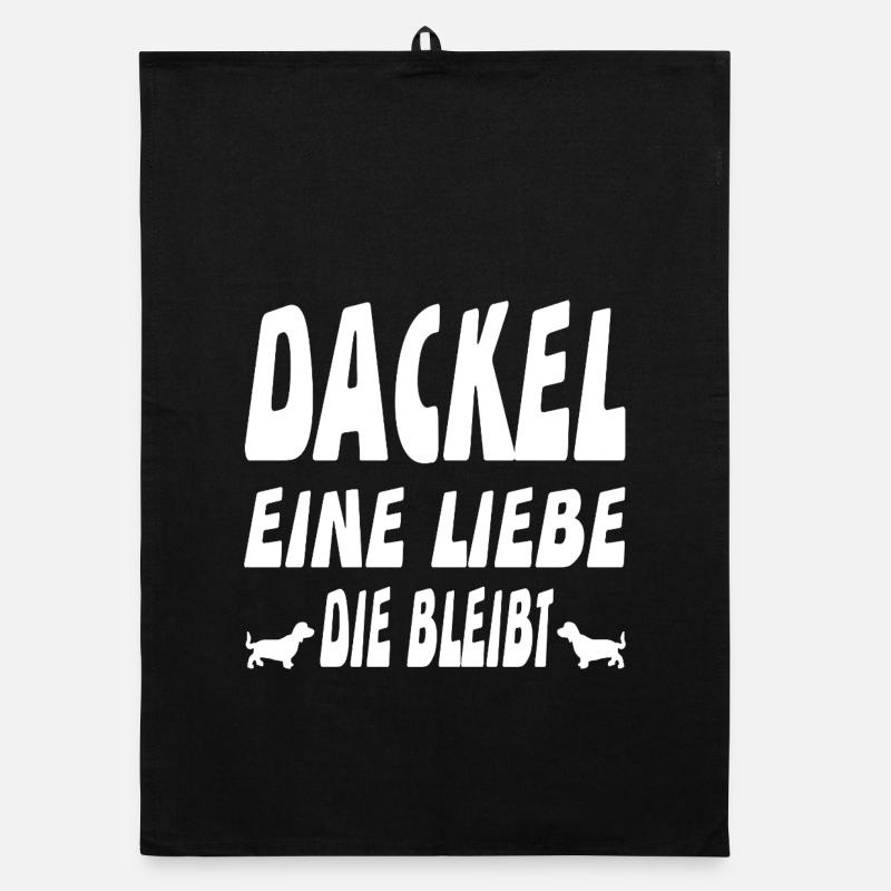Dackel Organic Geschirrtuch