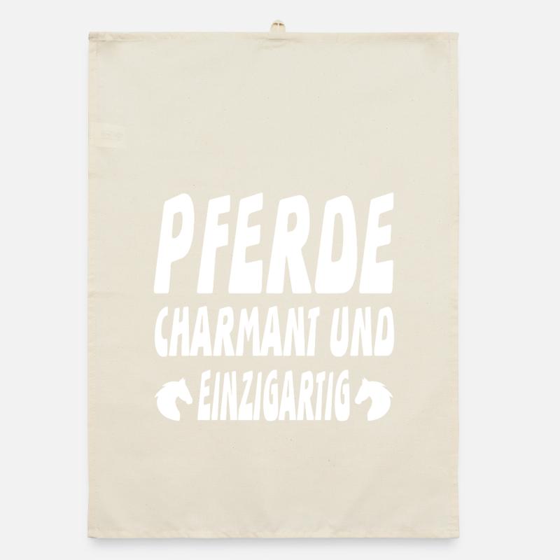 Pferde Organic Geschirrtuch
