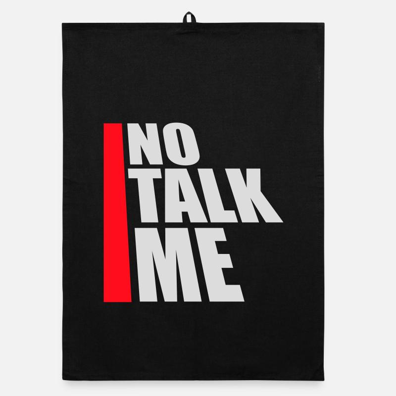 Pas de discours introverti antisocial drôle Torchon bio