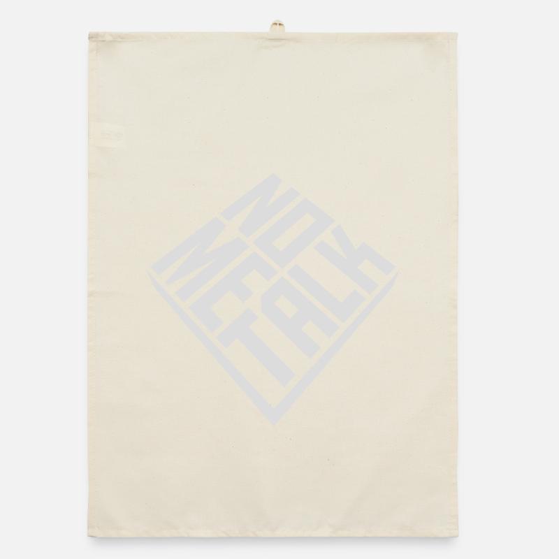 No Talk Me Funny Antisocial Introvert Mood Organic dish towel