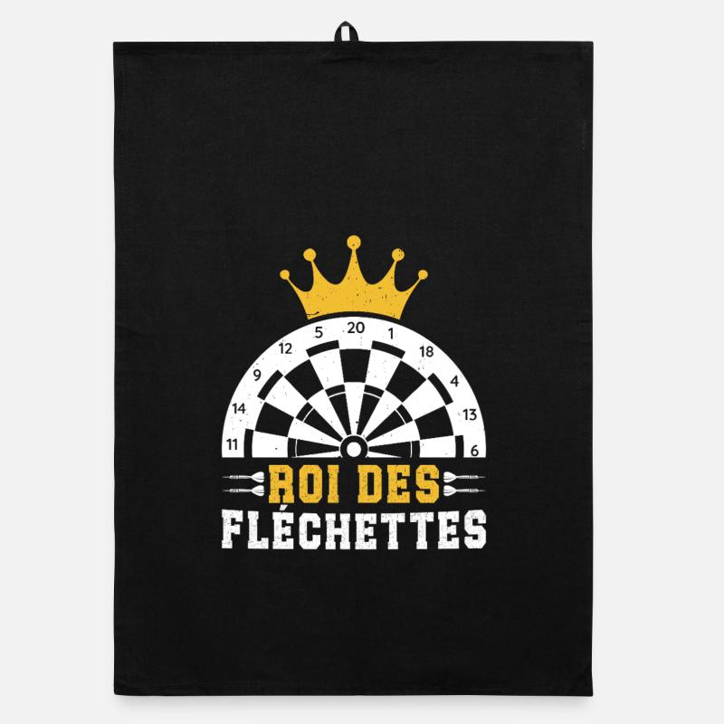 Roi Des Fléchettes Torchon bio