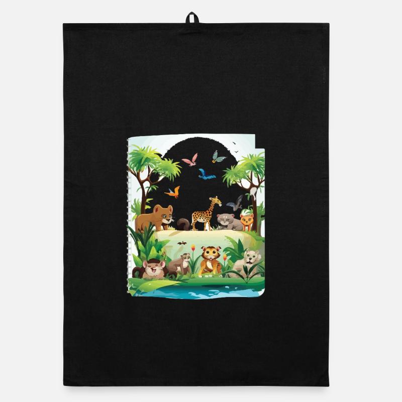Parade de la faune sauvage Torchon bio