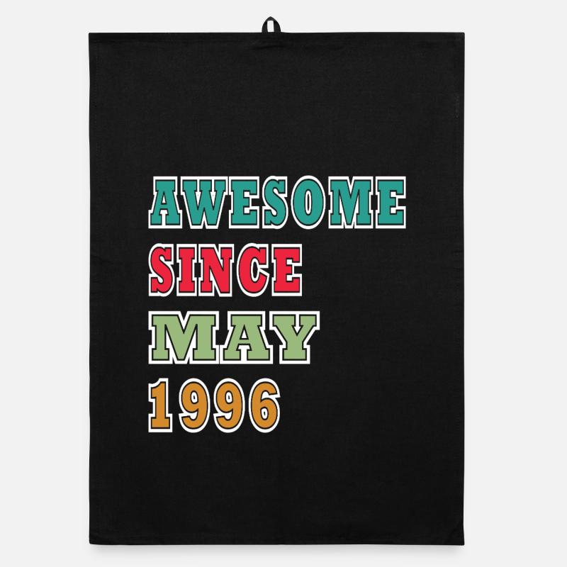 Awesome Since May 1996 Organic dish towel