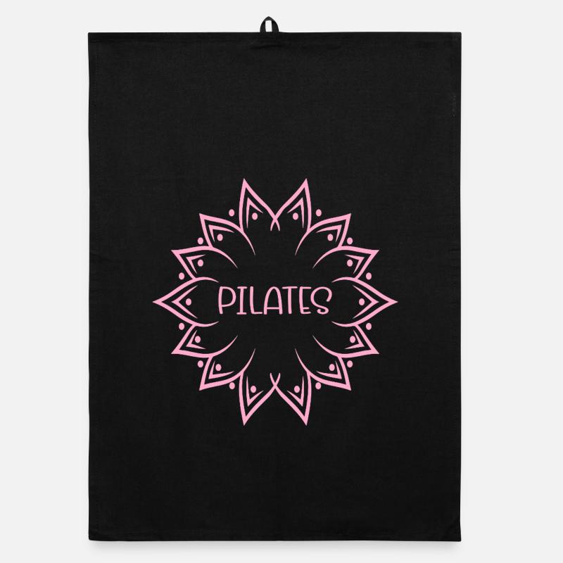 Pilates Blume Organic Geschirrtuch