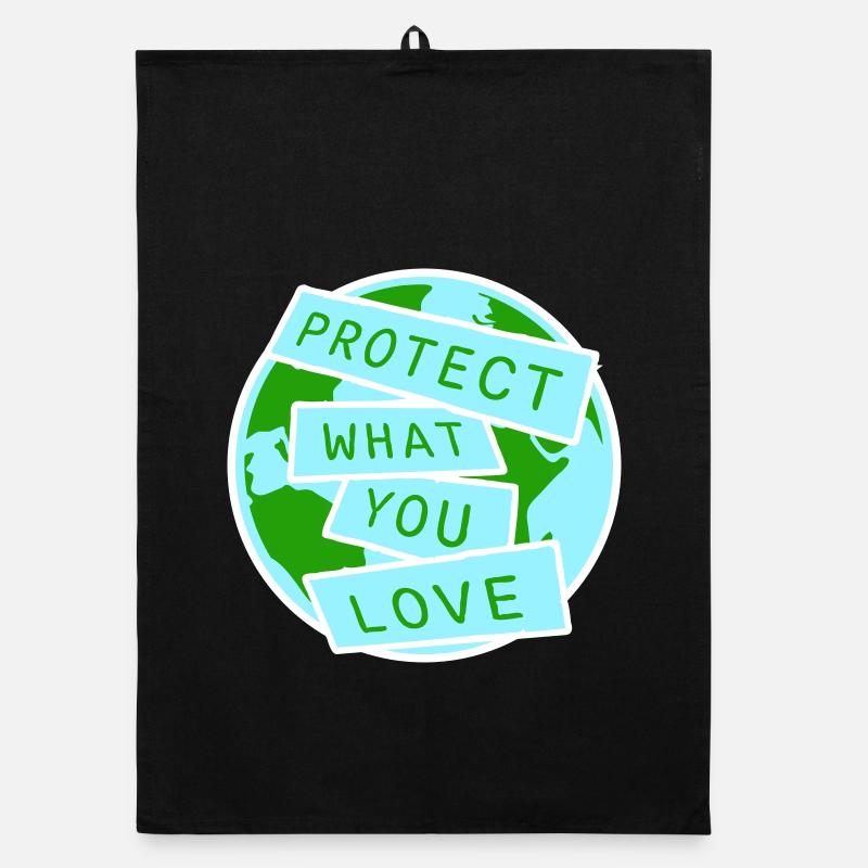 Déclaration de protection de la nature Protéger ce que vous aimez Logo de la Déclaration de Protection de la Nature Torchon bio