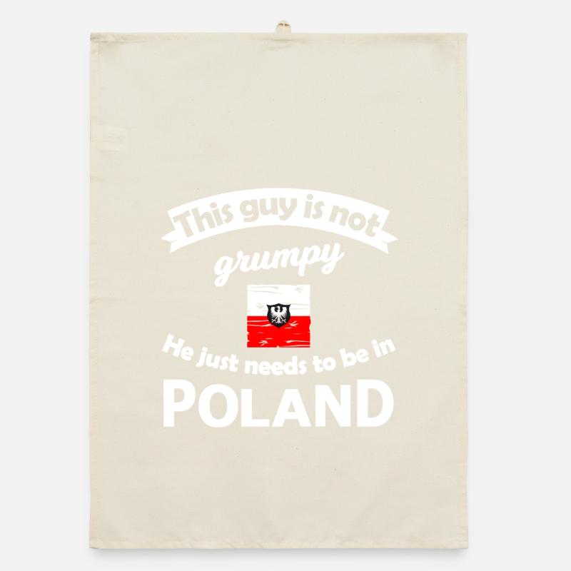 Polen Not Grumpy Tee Organic Geschirrtuch