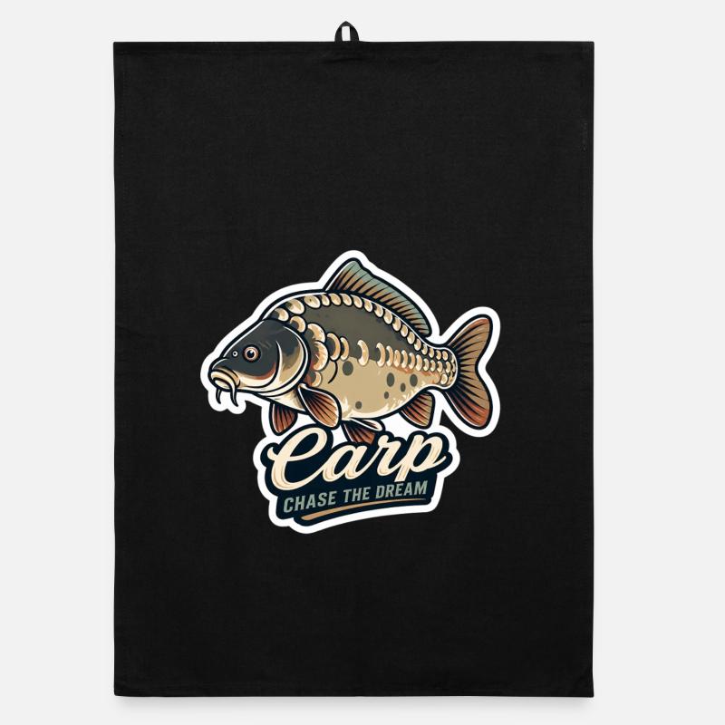 Poursuite de la carpe : le rêve – Conception de pêche à la carpe miroir Torchon bio