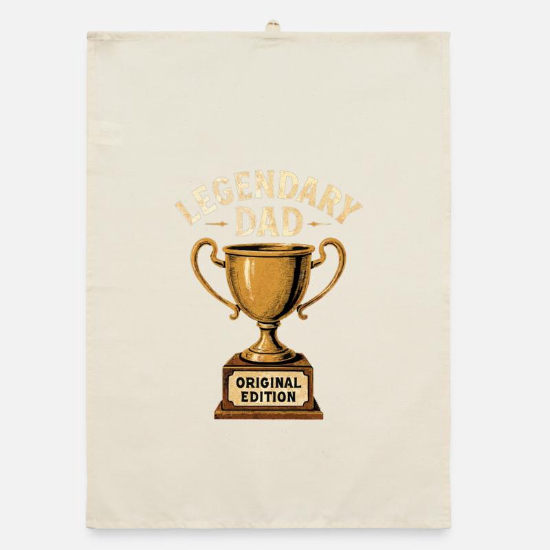 Legendary Dad – Retro Trophy Édition Originale Torchon bio