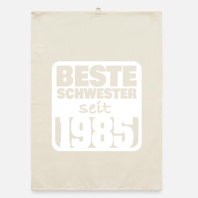 Schwester 1985 Organic Geschirrtuch