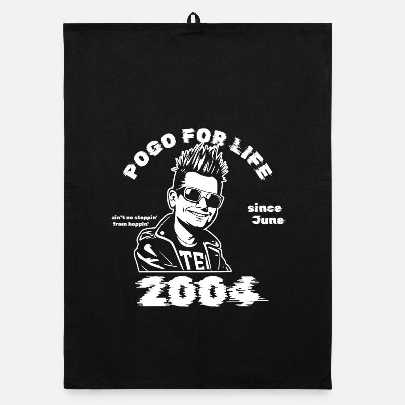 22. Geburtstag Pogo for life since 06/2004 Organic Geschirrtuch