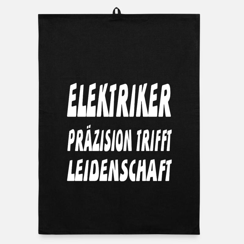 Elektriker Organic Geschirrtuch