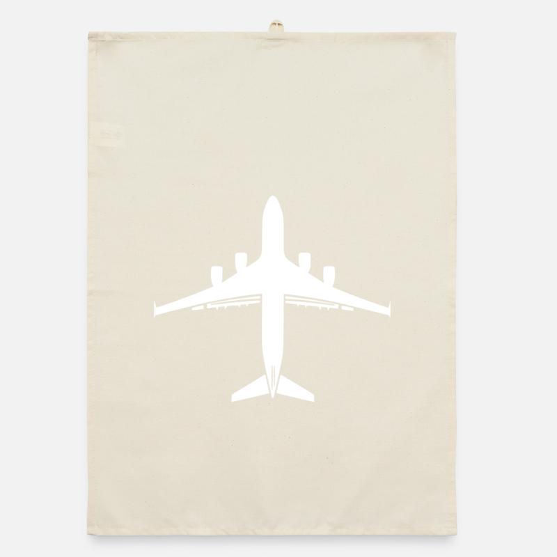 Flugzeug Organic Geschirrtuch