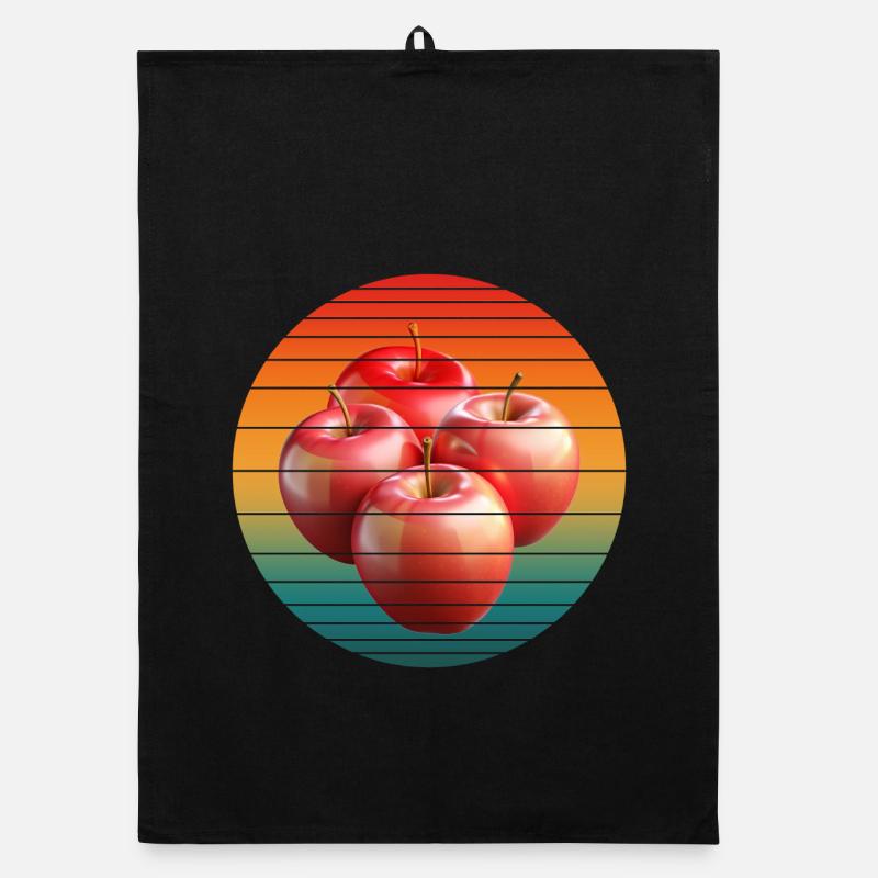 apple fruit Organic dish towel