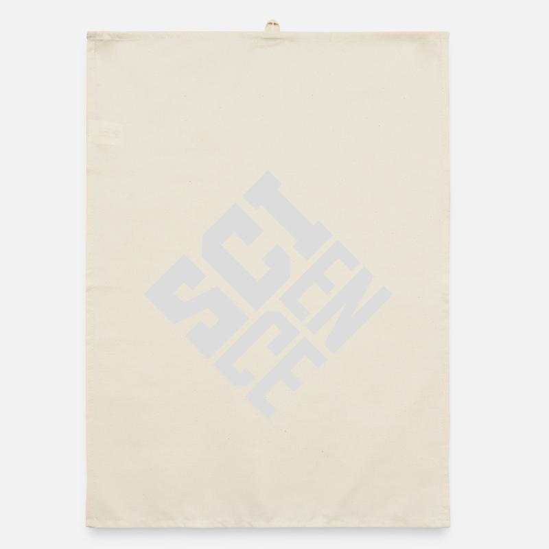 Science Science Statement Nerd Education Saying Organic dish towel