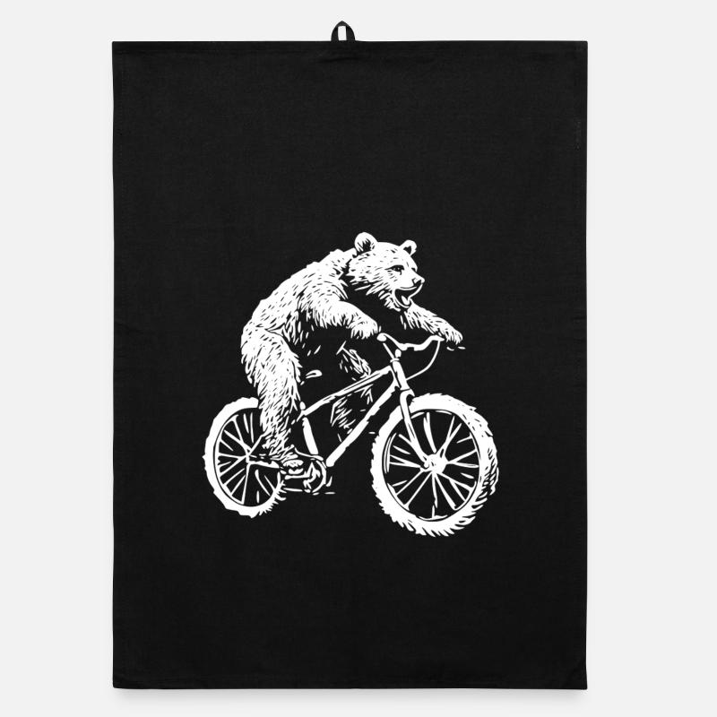 Bicycle Bear Organic dish towel
