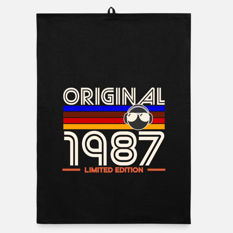 Originale limitierte Edition von 1987 Organic Geschirrtuch