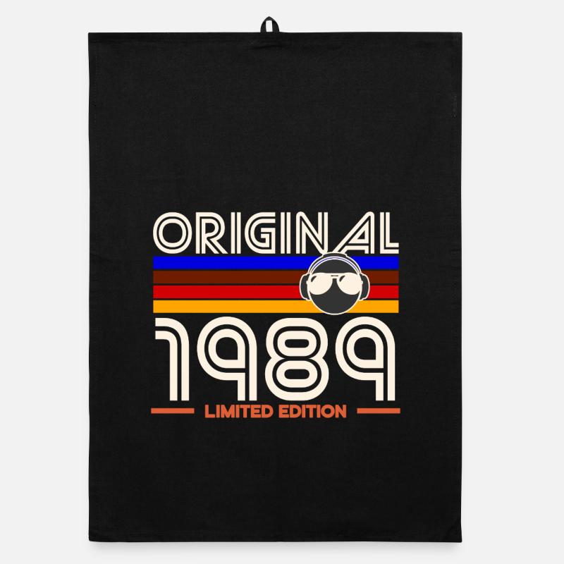 Originale limitierte Edition von 1989 Organic Geschirrtuch