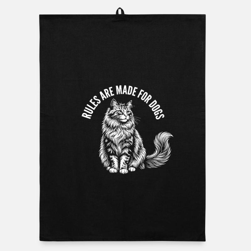 Design de la maman chat chat Chat Mignonne Torchon bio