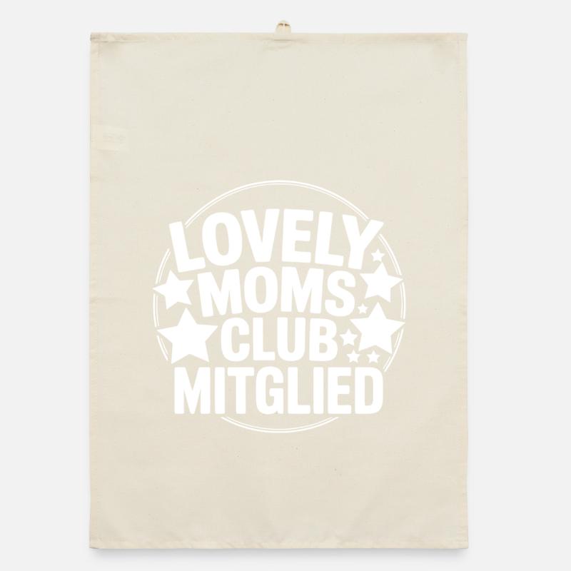 Lieblingsmoms Klub Mitglied Organic Geschirrtuch