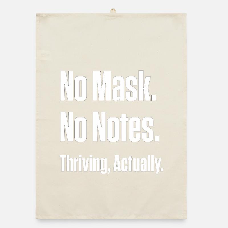 Unmasked Zero Regrets – Late Diagnosis ND Organic dish towel