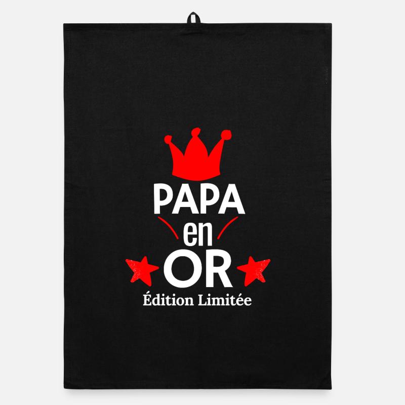 PAPA en OR Édition Limitée Torchon bio