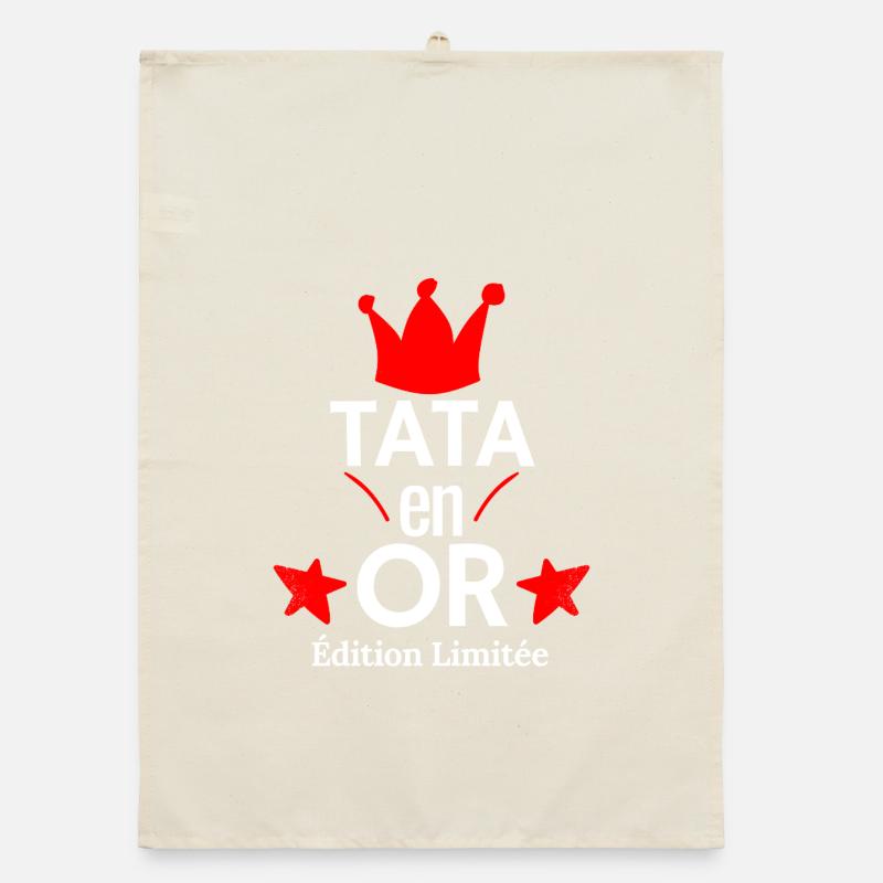 TATA en OR Édition Limitée Torchon bio