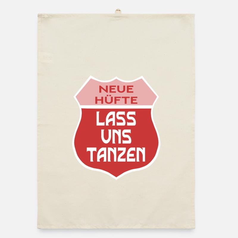 Neue Hüfte - Tanzen Organic Geschirrtuch