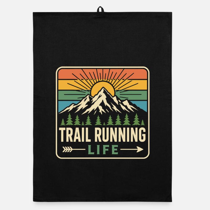 Trailrunning-Leben Organic Geschirrtuch