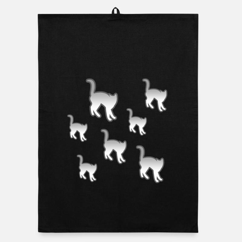 feline Organic dish towel