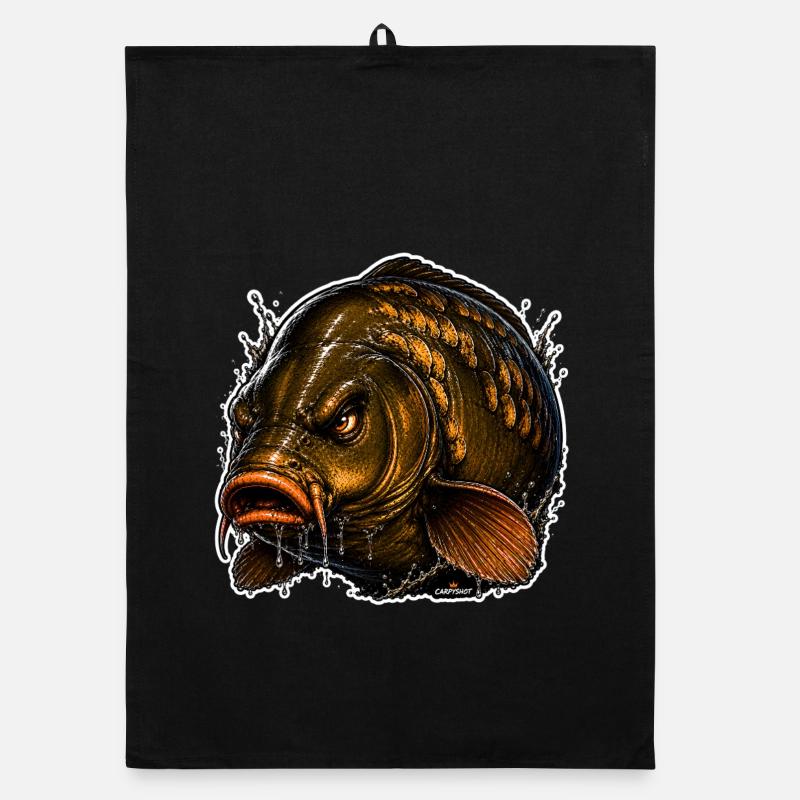 Pêche à la carpe miroir Torchon bio