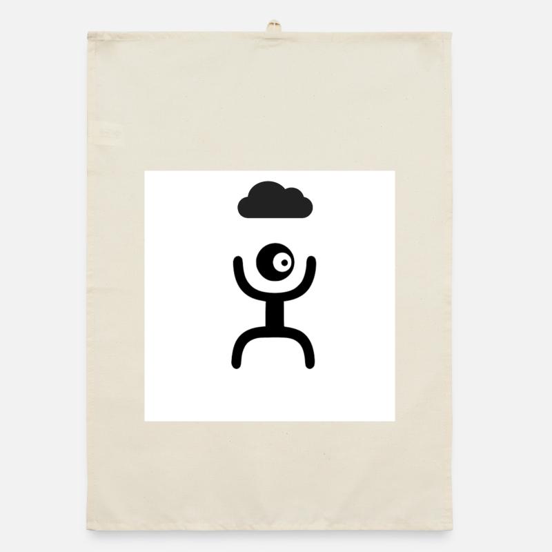 cloudy Organic dish towel