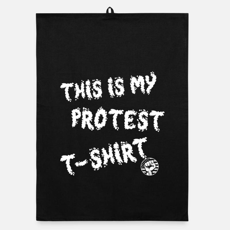 Das ist mein Protest-Tee Organic Geschirrtuch