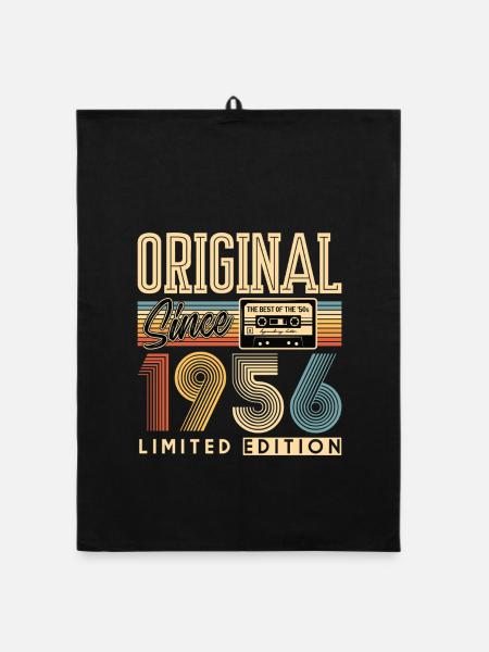 70. Geburtstag, 70 Jahre - Organic Geschirrtuch - Schwarz