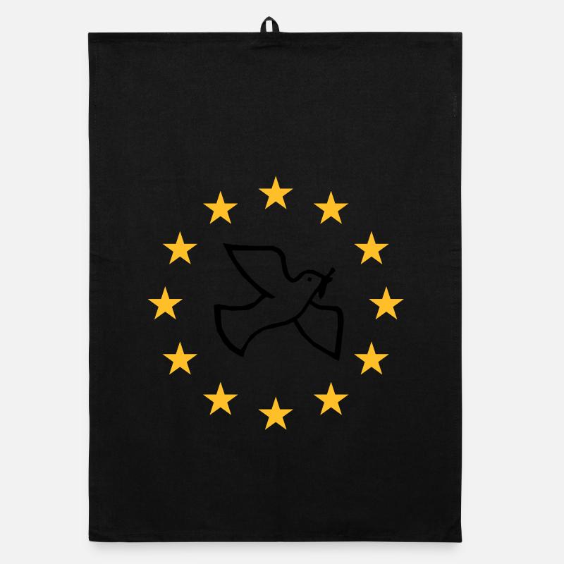 Paix a plongé dans les étoiles Torchon bio