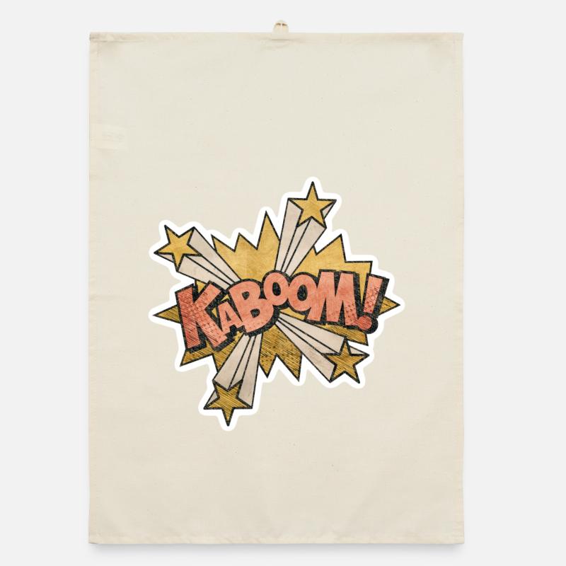 Action Pop Art Kabbom Comique Torchon bio