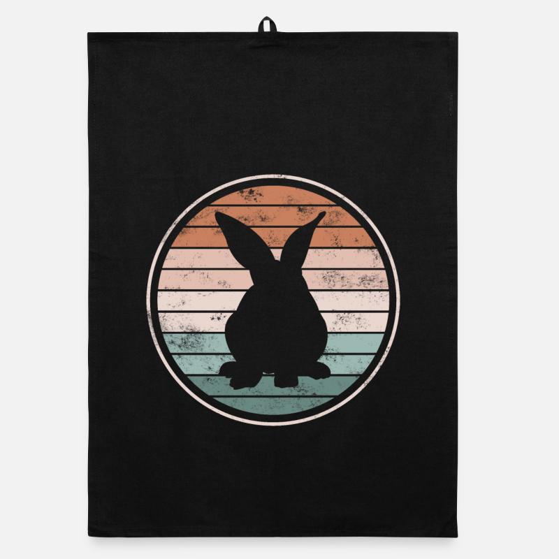 Hase Kaninchen Organic Geschirrtuch