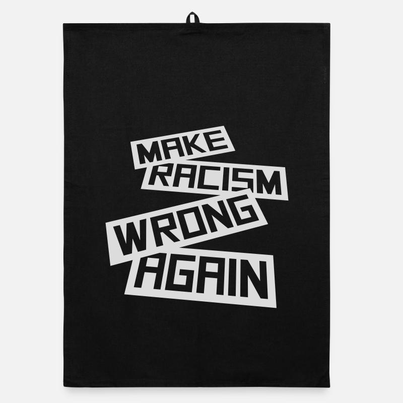 make racism wrong again Organic Geschirrtuch
