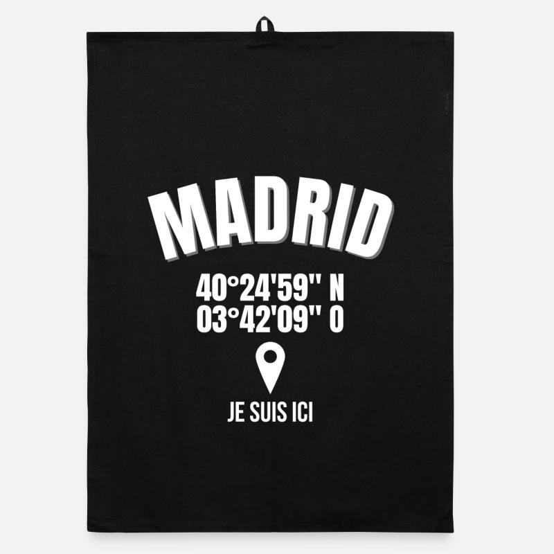Madrid, Espagne, capitale de l'Espagne Torchon bio