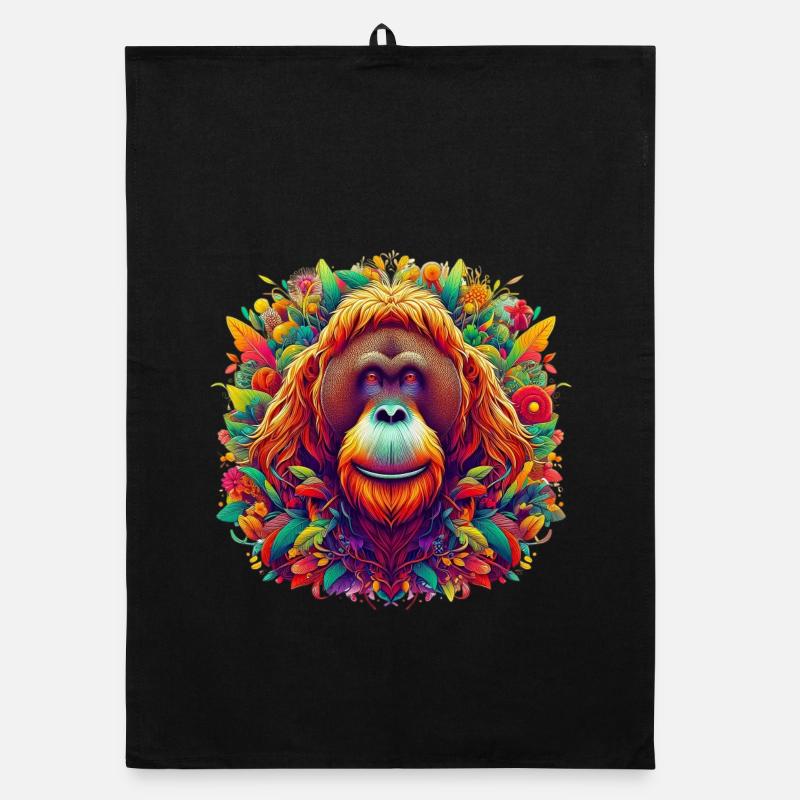 Orangutan Orangutan Organic dish towel