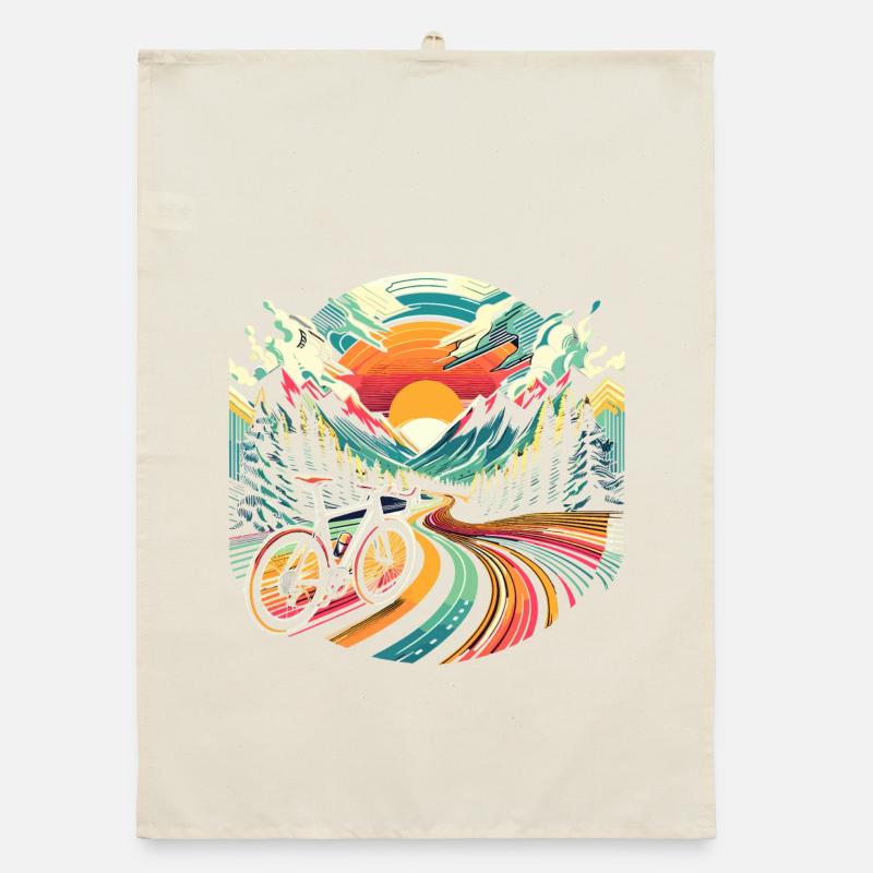 Vélo intrigant. Torchon bio