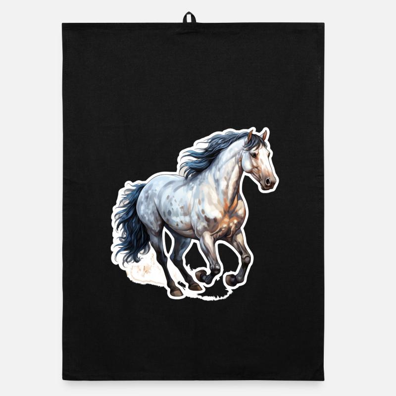 Cheval sauvage Torchon bio