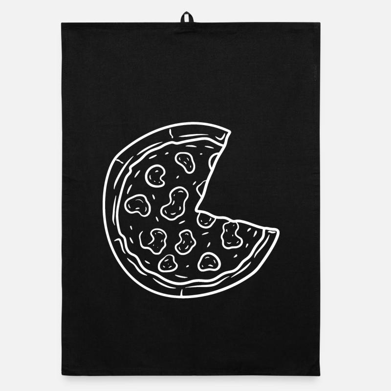 Pizza Skizze Organic Geschirrtuch