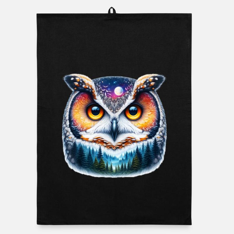 Eule Organic Geschirrtuch