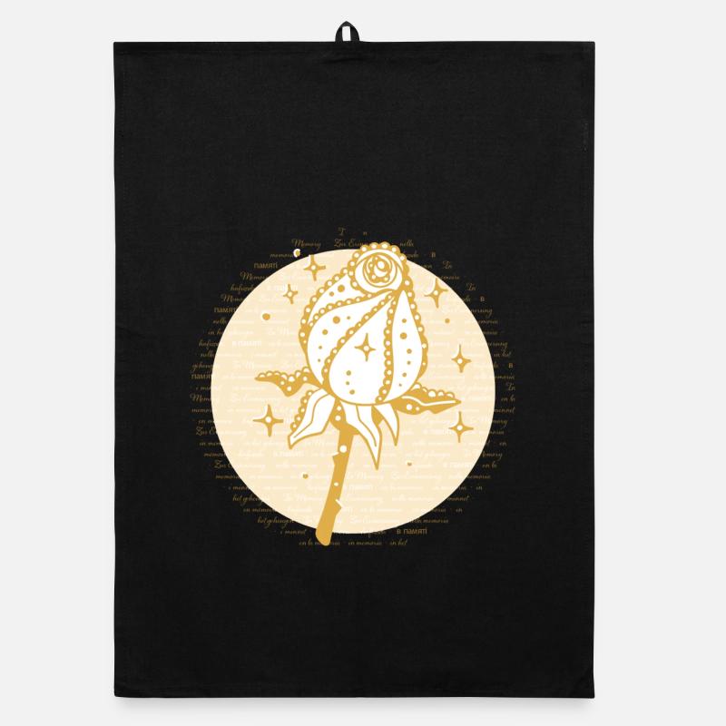 In memory Organic dish towel