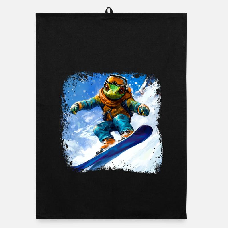 Snowboard Chameleon Organic dish towel
